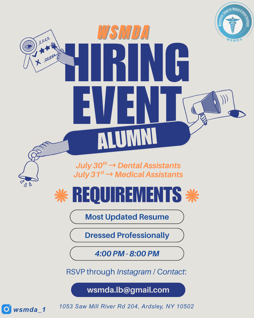 WSMDA Alumni Exclusive: Your Next Career Opportunity Awaits!